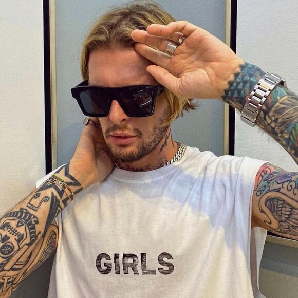 Gucci GG0962S 010 Sunglasses Green Square Frame, Grey Lenses - Picture 3 of 11